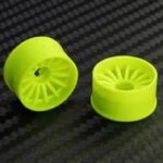PN Racing Mini-Z 2WD Machine Cut 16 Spoke Rear Wheel R2 Yellow