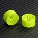 PN Racing Mini-Z 2WD Machine Cut 10 Spoke Rear0 Wheel R0 Yellow