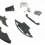 GL Racing Carbon Reinforced Bumper W/Body Post Set (Lexan Body)