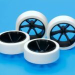 Hard Large Dia. Low-Profile Tires & Carbon 6-Spoke Wheels - 95371