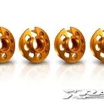 Alu XRAY Shock Spring Retaining Collar Orange (4) - 308031-O