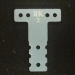 Marka Racing MZR-2213 - Mini-Z MM/LM Fiber Glass T-Plate SOFT #3 (1Pcs)