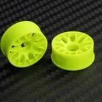 PN Racing Mini-Z 2WD Machine Cut BBS Front Wheel F3 Yellow