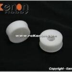 PN Racing Mini-Z 2WD Machine Cut Delrin 20mm Wheel Front 3 (White)