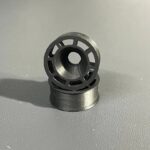 Cerchi Edomodel Mini-Z 1:28 2WD Anteriori Offset 0 LENS Flangiati Neri
